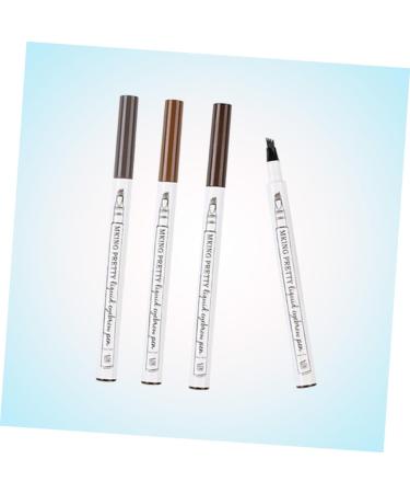 FOYTOKI 8 Pcs Eyebrow Makeup Tool Eyebrow Pen Brow Pencil Liquid Eyebrow Pen Waterproof Eyebrow Pen - Buy Online on SooperMarket.com