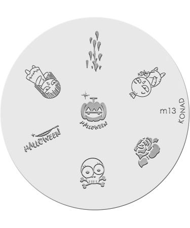 Konad stencil stamping stamping stencil M13