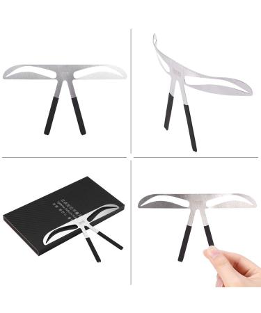 European Style Eyebrow Shaping Stencil Kit | Reusable Stainless Steel Template for Salon and Home Use - Buy Online on SooperMarket.com