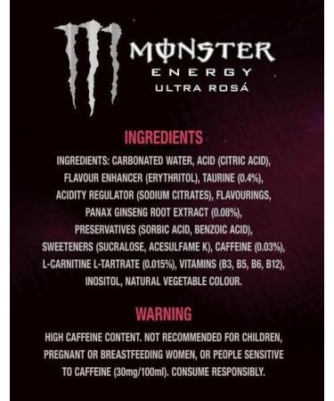 Monster Energy Drink Ultra Rosa 12 x 500ml - Buy Online on SooperMarket.com