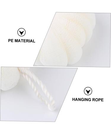 Buy NOLITOY 6 Pcs Large Bath Ball Shower Scrubber Mesh Bubble Maker for Exfoliating Skin | International Shipping Available - Buy Online on SooperMarket.com