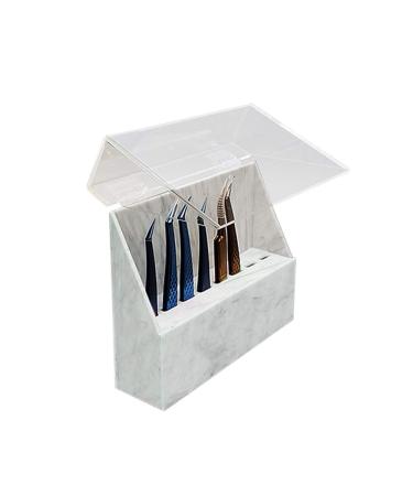 8 Holes Tweezers Holder  Acrylic Rack Storage Eyelash Extension Tools with Dust Cover Durable Tweezer Display Stand Holder Eyelash Extension Supplies Acrylic Display Stand Tool Salon