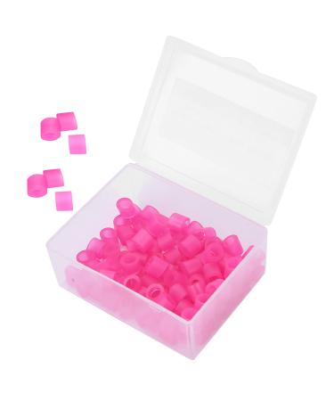 Dental code ring dental color code rings non-toxic silicone color code rings for dental instruments accessories orthodontic accessories for dental clinics dental (pink) dental o-rings for