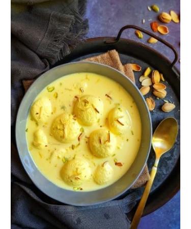 Rakhi Diwali Special (Traditional Rasmalai 250g) Gift Hamper for Brother Sister Delicious Indian Traditional Sweets Best Gift For All Occasions Tasty Treat For Family & Friends Sold By Kidzbuzz - Buy Online on SooperMarket.com