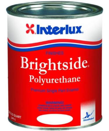 Interlux Y4360/QT Brightside Polyurethane Paint - Matterhorn White, Quart