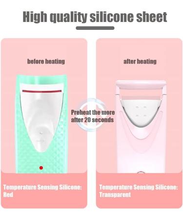 Dajidafu Eyelash Heated Curler Electric Long Lasting Eyelashes Clip Battery Operated Makeup Curling Gifts Beauty Accessories Pink - Buy Online on SooperMarket.com