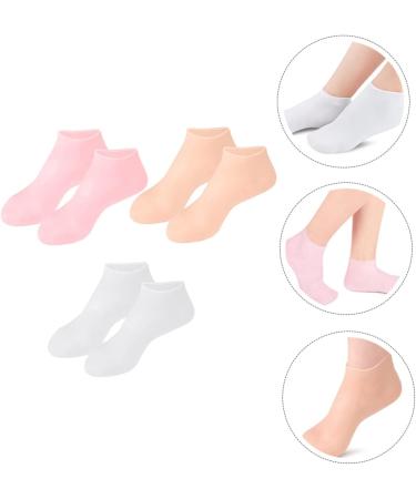 PLAFOPE 3pairs Moisturizing Socks High Heel Socks Socks Moisturizing Foot Covers Foot Features Socks for Women Foot Care Socks High Heels Moisturizing Foot Socks Sebs 21x9cm - Buy Online on SooperMarket.com