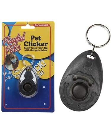 PMS DOG TRAINING CLICKER ON KEY RING ON SLIDE ON CARD - Buy Online on SooperMarket.com
