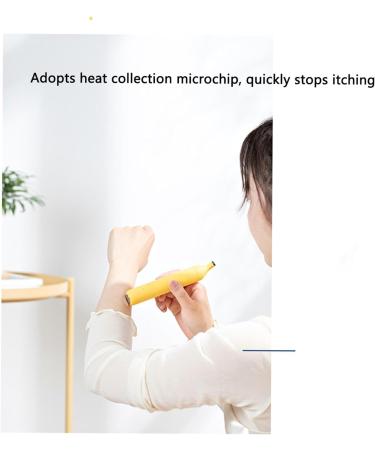 Bite Relief Stick - Fast Anti-Itch Pen for All Ages | Banana-Shaped Itch Relief - Effective Relief from Bites - Buy Online on SooperMarket.com