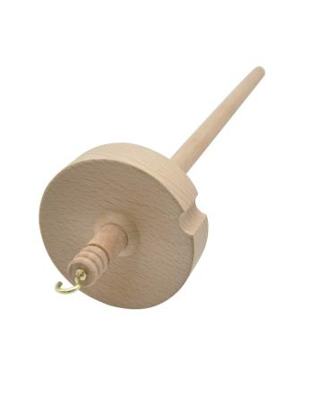 GZYUULI Newly Drop Spindle Top Whorl Yarn Spin Hand Carved Wooden Tool Gift for Beginners