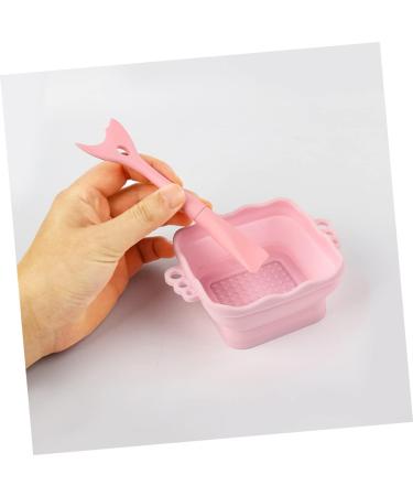 Beavorty 8 Pcs Cleanser of Makeup Brush Portable Brush Silicone Brush Cleaner Makeup Silicone Makeup Brush Makeup Brush Scrubber Ladies Suits Miss Silica Gel Cleaning Supplies Foldable - Buy Online on SooperMarket.com