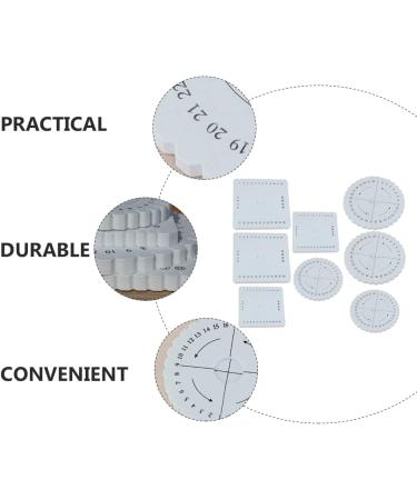 24pcs Beaded Accessories Foam DIY Kumihimo Eva Round Knitting Plates Set - Buy Online on SooperMarket.com