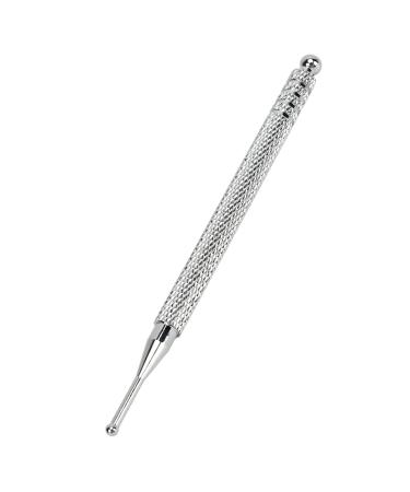Copper Ear Acupuncture Pen Ear Acupuncture Point Probe Professional Ergonomic Ear Acupuncture Point Reflexology Massager Silver