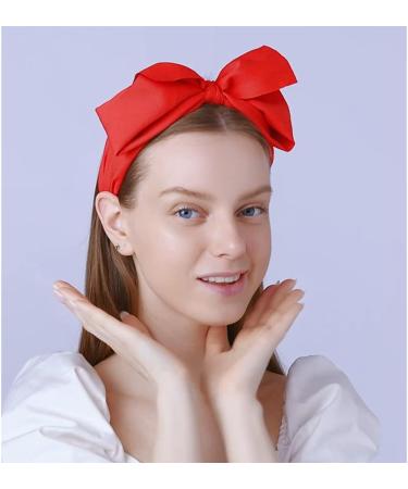 Lvyeer Red Big Bow Headbands for Women Bowknot Headbands Cute Red headbands - Buy Online on SooperMarket.com