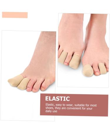 Healeved 2pcs Toe Tabs Protective Case - Moisturizing Toe Covers for Sports - Gel Toe Protective Sleeves 2.6x4cm - Buy Online on SooperMarket.com