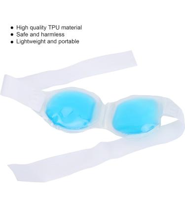 Cooling Eye Mask - Reusable Gel Hot/Cold Compress for Swollen Eyes Dark Circles & Eye Fatigue Relief (Blue) - International Shipping - Buy Online on SooperMarket.com