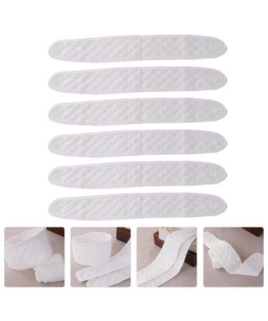 Artibetter Navel Protection Belt - 6pcs Infant Abdominal Binder for Umbilical Hernia - Adjustable Belly Button Band for Kids - White - Buy Online on SooperMarket.com