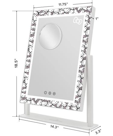 Hello Kitty Cute Tri Tone LED Makeup Mirror with Lights and 3X Magnification - Buy Online on SooperMarket.com