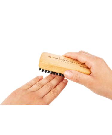 REMOS Hand Brush | Artisanal Beech Wood & Wild Boar Bristles - International Shipping - Buy Online on SooperMarket.com