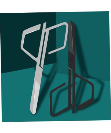 Professional Nose Hair & Eyebrow Scissors | Vibrissac Trimmer - 9.7x4.6cm Silver for Precision Grooming | International Shipping Available - Buy Online on SooperMarket.com