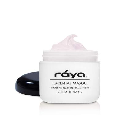 Raya Placental Masque (606) | Nourishing Facial Treatment Mask for Dry or Aging Skin | Revitalizes and Helps Reduce Lines and Wrinkles