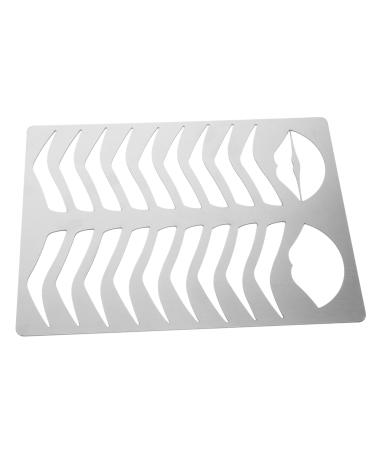 Gogogmee Eyebrow Template Eyebrow Stencil Eyebrow Shaping Tool Eyebrow Drawing Mold Eyebrow Draw Board Eyebrow Practice Stencil Brow Practice Tool Eyebrow Shape Mold Metal Eyebrow Mold