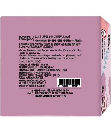 RE:P Natural Herb Feminine Aroma Oil Cozy 0.17 Fl Oz / 5ml - 100% Vegan Cruelty-Free Paraben Free Feminine Hygiene Care Perfume for Underwear Feminine Perfume Inner Balance Aroma Oil - Cozy - Buy Online on SooperMarket.com