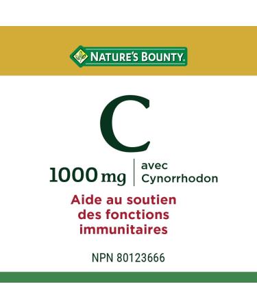 Nature's Bounty Vitamin C Supplement with Rose Hips Helps Maintain Good Health 1000mg 100 Tablets - Buy Online on SooperMarket.com