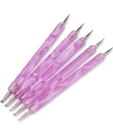 PiniceCore 5Pcs Nail Dotting Pen Set - 2-ended DIY Marbleizing Tool for Manicure & Nail Art | International Shipping Available - Buy Online on SooperMarket.com