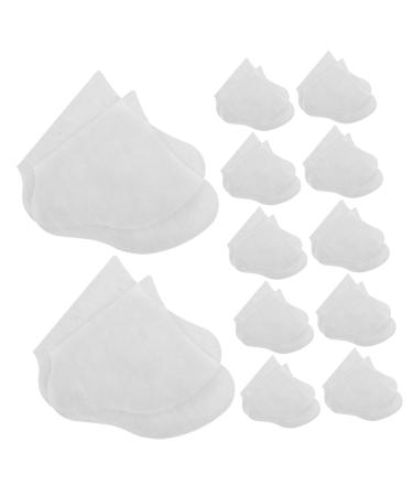 MUSISALY 50 Pairs Foot Mask Foot Lotion Foot Moisturizing Supplies Shoe Trying-on Covers Feet Covers Foot Care Socks Moisturizing Use Foot Covers One Time Foot Cover White Non-woven Fabric
