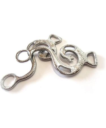 PS Horse Articles - 1 Pair Hackamore Baroque Shanks - Silver Decorated | International Shipping Available  - Buy Online on SooperMarket.com