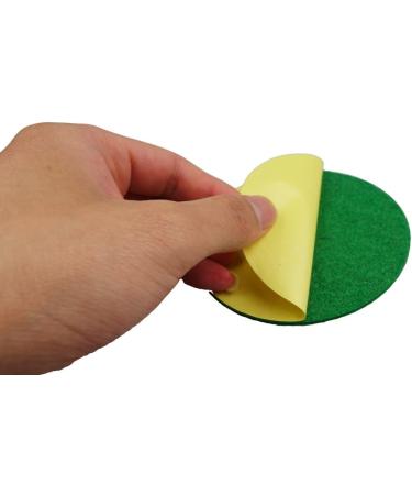 Kasteco Self Adhesive Air Hockey Mallet Felt Pads Green - 94mm - 6 Pack - Buy Online on SooperMarket.com