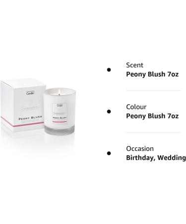 Hotel Collection Luxury Scented Candle Gift - Peony Blush | 45 Hours Burn Time | Natural Wax Blend | The Copenhagen Company - Buy Online on SooperMarket.com