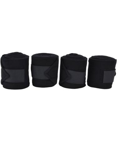 Horse Wraps 4 PCS Soft Adhesive Horse Leg Wraps Breathable Bandage with Sticky Tape for Livestock Cow Horse Black or Red - Buy Online on SooperMarket.com