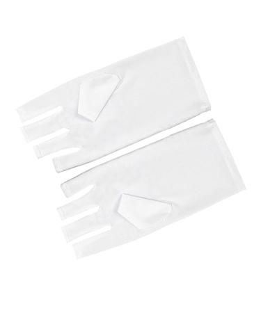 UV Gloves for Gel Nails - Anti-UV Fingerless Nail Gloves | Protect Your Hands from Sunscreen and UV Lamps - Buy Online on SooperMarket.com