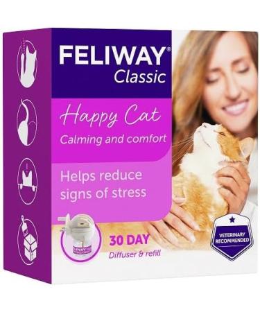Feliway Classic 20 ml Spray with Classic 30 Day Starter Kit - Diffuser and Refill 48 ml - Buy Online on SooperMarket.com