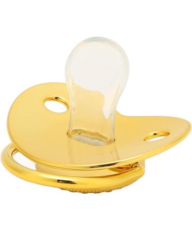 Marhynchus Gold Baby Pacifier & Clip - Soft Silicone Ergonomic for 6-18 Months (Letter J) - Buy Online on SooperMarket.com