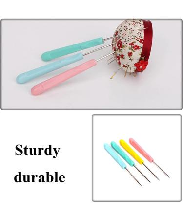 4 Pcs Plastic Handle Scratch Awl sewing DIY Tool Set for Handicrafts - Buy Online on SooperMarket.com
