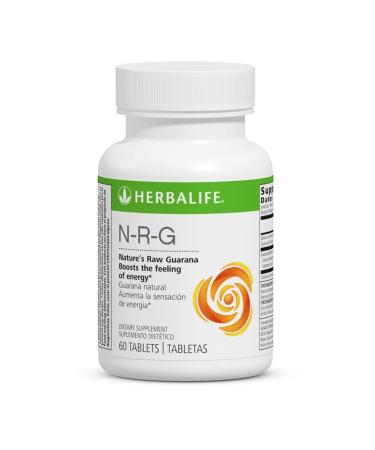 N-R-G Nature's Raw Guarana, Boosts the Feeling of Energy, Gluten-Free, 60 Tablets