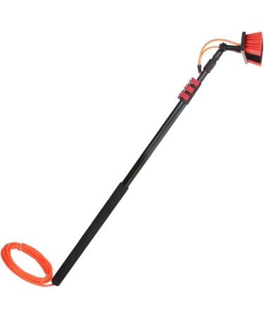 photovoltaic cleaner window cleaning pole 3.6m-10.8m Window Cleaning Telescopic Pole Water Fed Extendable Brush Suitable For Cleaner Conservatory Roof Photovoltaic Panel Cleaning Photovolta 3.6m/11.8ft - Buy Online on SooperMarket.com