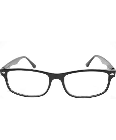 TBOC Reading Glasses +3.50 Dioptre - Pack of 4 Matt Black | Stylish Reading Aid for Men & Women Seniors & Trendsetters - Ideal for PC & Phone Use - Buy Online on SooperMarket.com