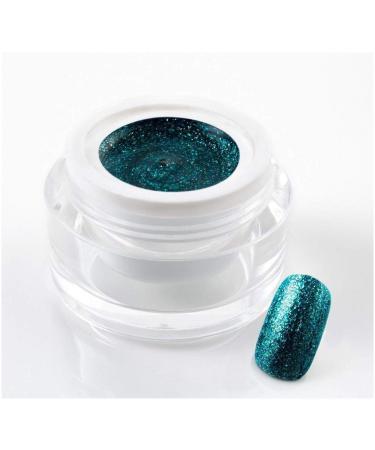 5 ml exclusive UV color gel/colour gel/glitter gel - in Glitter Glamour Turquoise