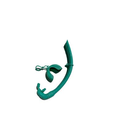 Pro Shot Tidal Roll-up Snorkel for Freediving, Scuba Diving, and Snorkeling Cyan