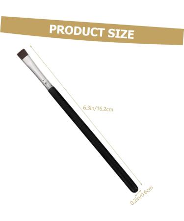 Baluue 6pcs Flat Eyebrow Brush Eyeliner Brush Eye Makeup Brush Eyebrow Makeup Brush Black Artificial Fiber - Buy Online on SooperMarket.com