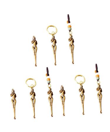 Cabilock 9 Pcs Brass Ear Pick Ear Cleaners Limpiador De Oidos Cleaning Tool Car Goddess Pendant Measuring Set Mini Scooper Brass Pendant Goddess Ear Spoon Pendants Ear Spoons Pendant Racer 11.5x1.2cmx3pcs As Shownx3pcs
