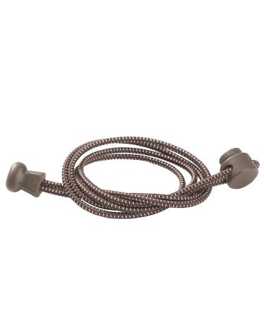 Bupimufi laces without binding elastic rubber shoe straps elastic quick closure elastic shoelaces children shoes accessories dark brown & white