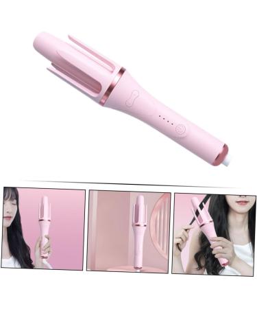 Healeved Fully Automatic Hair Curling Iron Straightener Hair Tool Curling Wand Hair Curlers Pink Abs - Buy Online on SooperMarket.com
