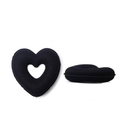 Heart-Shaped Black Hair Bun Maker - Create Beautiful Hair Donuts - Buy Online on SooperMarket.com