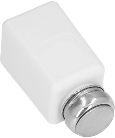 Haofy Press-Type Dispenser Pump with 200ml Capacity Featuring an ESD Static Stainless Steel Lid for Dispensing Acetone IPA Solvent Oil Press Type Dispenser Pump with (White) - Buy Online on SooperMarket.com
