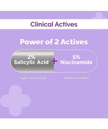 Sali-Cinamide Anti-Acne Serum | 2% Salicylic Acid & 5% Niacinamide | Reduce Acne & Marks | All Skin Types | 1.01 Fl Oz - Buy Online on SooperMarket.com